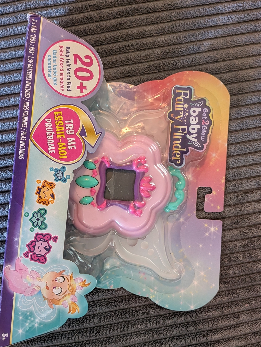 GoGlow Beadly Fairy Finder Toy - Pink & Teal